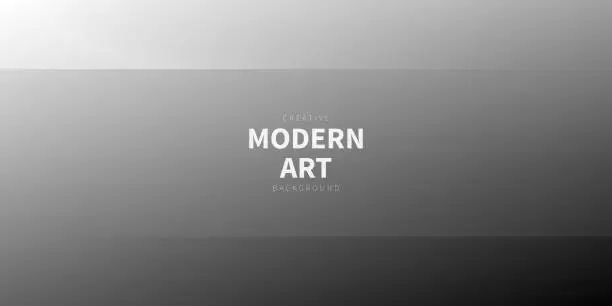 Vector illustration of Modern abstract background - Gray gradient