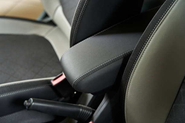 istock central armrest of car interior with handbrake 1474769874