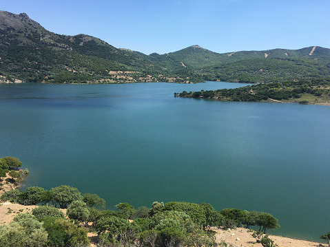 A view from Gokceada Irrigation Dam, Imbros Island Canakkale Turkey.