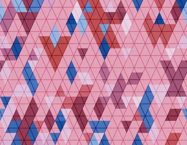 Vector illustration of seamless  abstract  rhombic  pattern