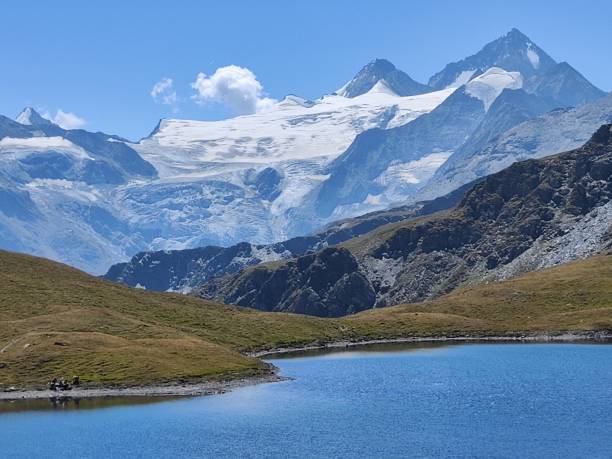 istock Panorama glacier de Moiry from a lake Lac des Autannes 1474780451
