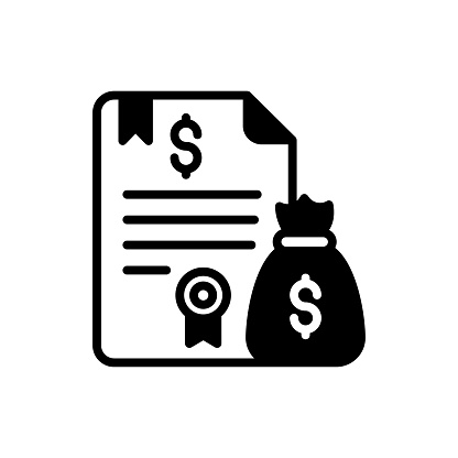 Compensation icon in vector. Logotype