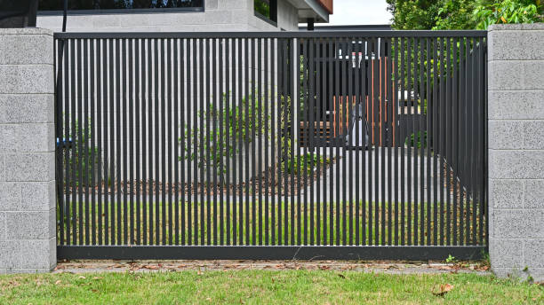 istock Metal entrance gate 1474784543