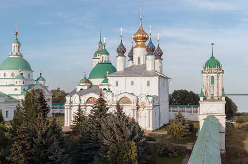 Assumption (Uspensky) Cathedral one of the most ancient church (1073-1078) in Kiev, Ukraine. UNESCO world heritage