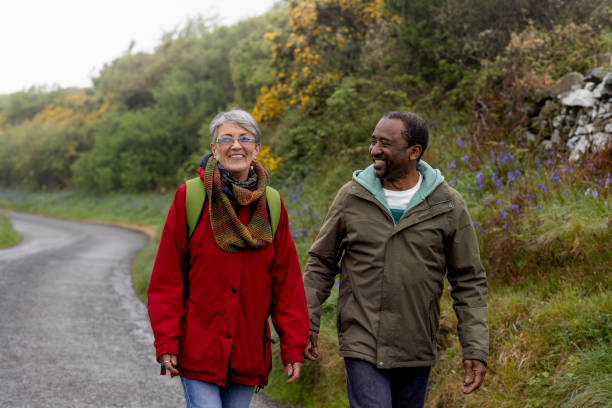 istock Couple Bonding on a Hike 1474786667