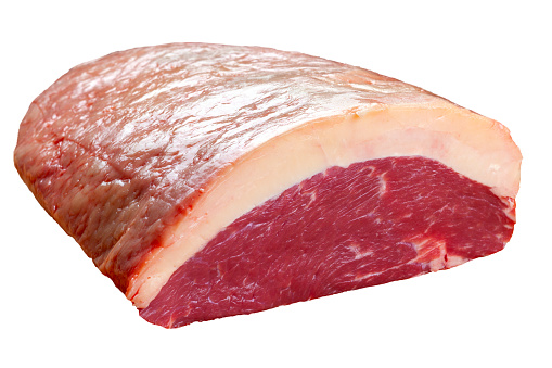 Raw Picanha, Traditional Brazilian meat cut Picanha