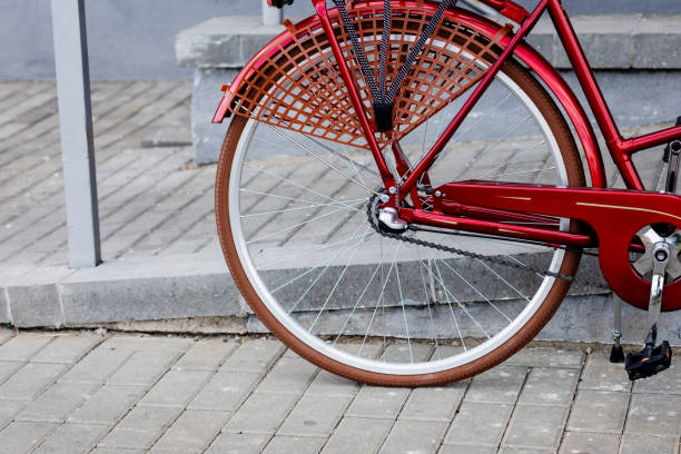 istock old vintage bicycle - ecological mode of transport 1474791359