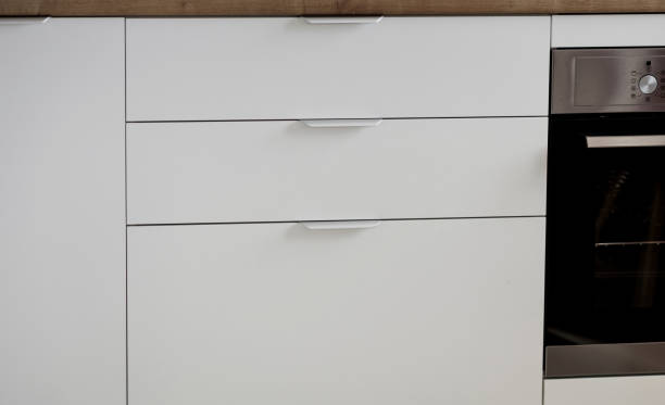 istock Modern white kitchen furniture 1474791485