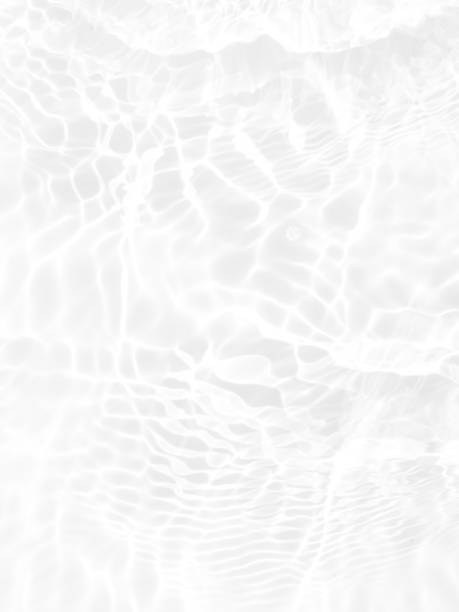 istock Defocus blurred transparent white colored clear calm water surface texture with splashes and bubbles. Trendy abstract nature background. Water waves in sunlight with copy space. White water shine 1474797700