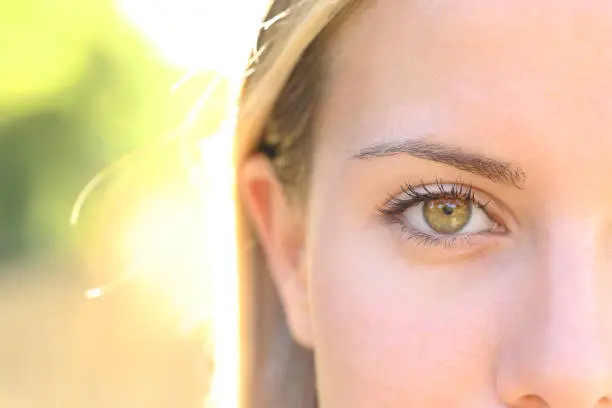 Photo of Woman eye looking at camera