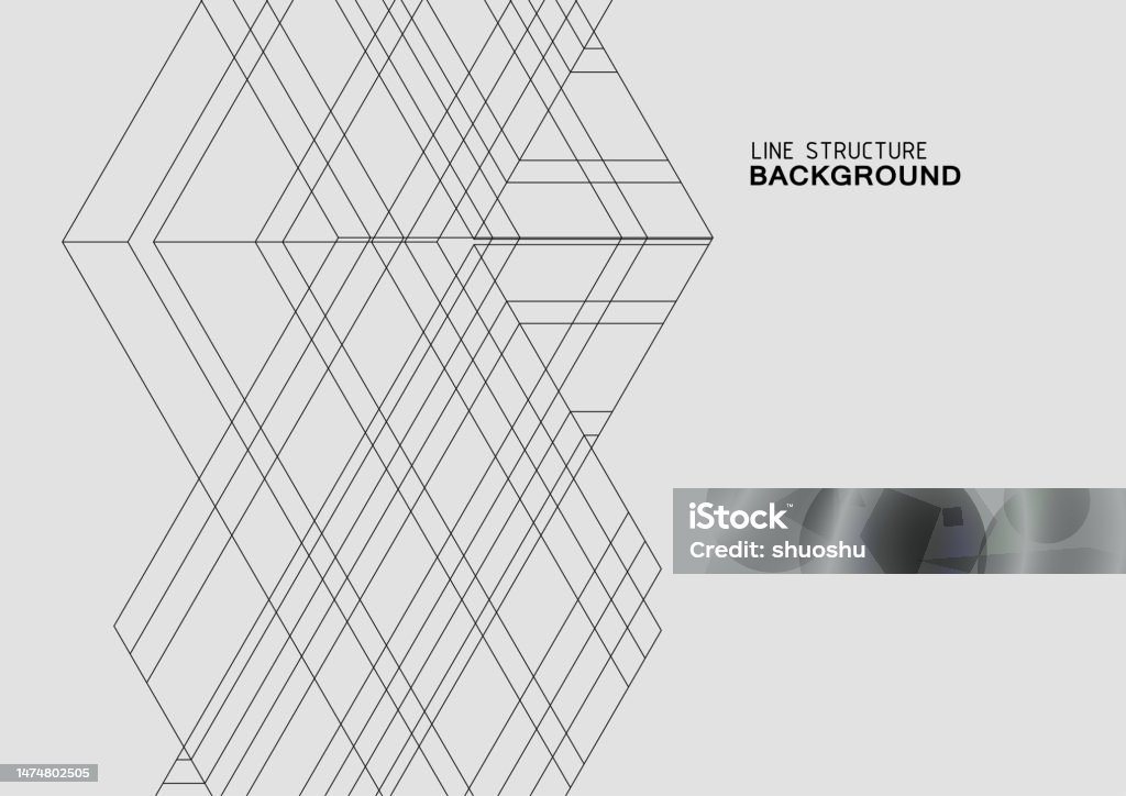 Line Structure Pattern Abstract Minimalism Geometric Line Structure Pattern Background Stock ...