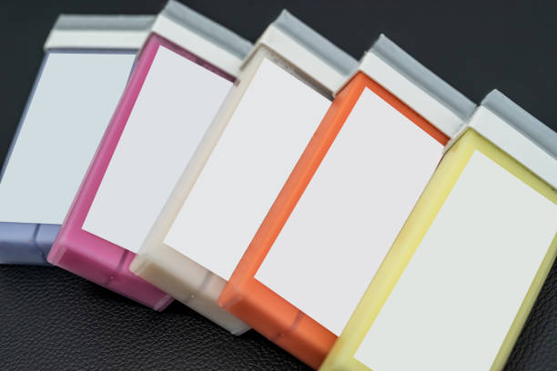 istock wax cassettes for depilation are laid out. 1474805077