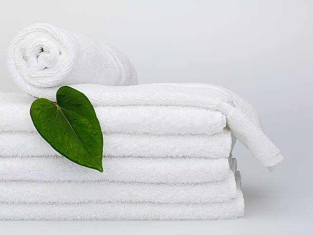 towels stock photo