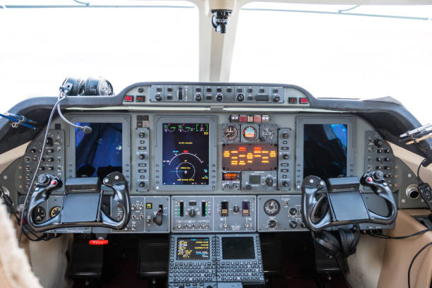 istock Inside the cockpit of a private jet 1474823851