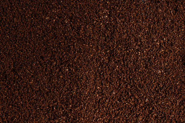 istock Ground coffee. Ground Coffee background close-up 1474824544