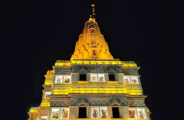 istock A light glowing image of prem mandir in uttar pradesh 1474833747