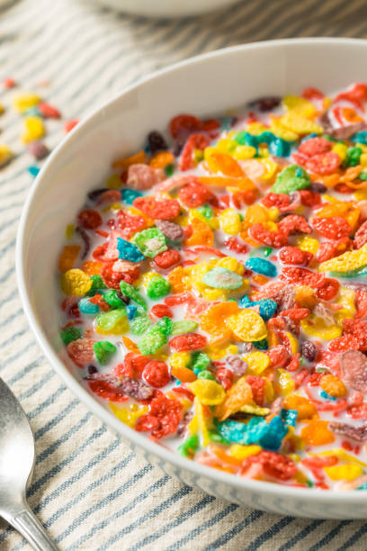 istock Sweet Sugary Fruity Breakfast Cereal 1474840820