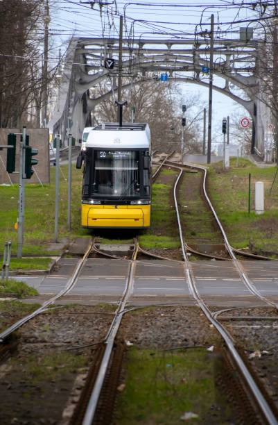 istock Train On Railroad Track In City 1474841318