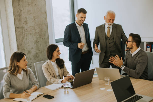 istock Businesspeople working in team in the office 1474842218