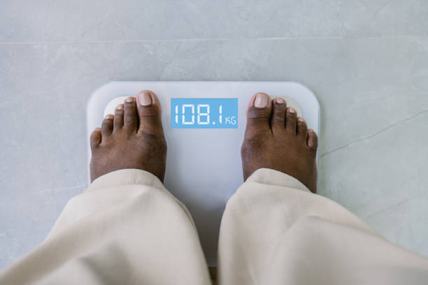 Weigh in fat digital scale overweight