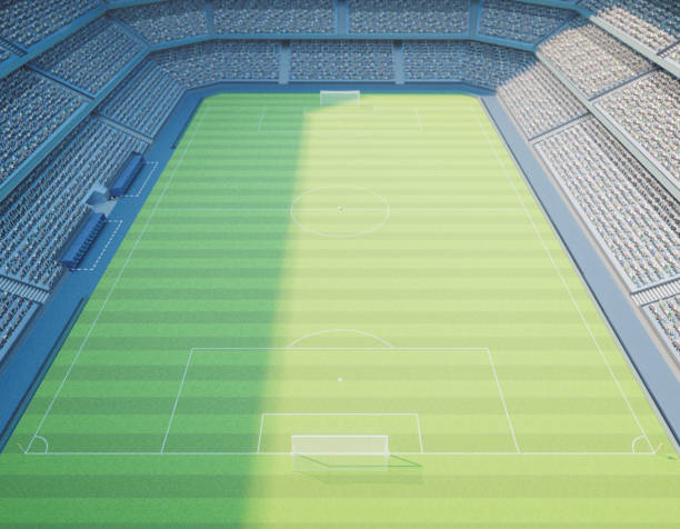 istock Soccer Stadium with Soccer Ball 1474852631