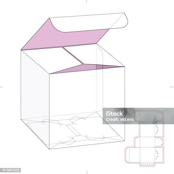 Standard Cube Box Stock Illustration - Download Image Now - Blank ...