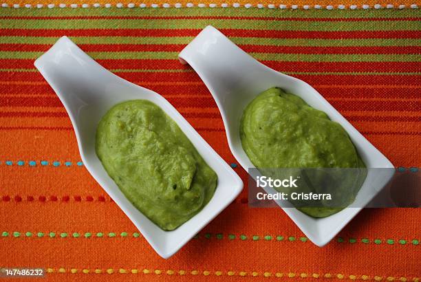 Green Broad Beans Cream Stock Photo - Download Image Now - Appetizer, Basil, Bean