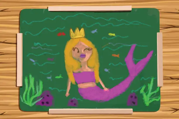 Vector illustration of Mermaid