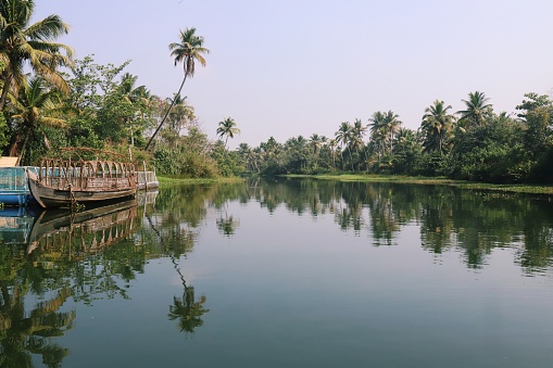 Journée backwaters près de Cochi en Inde.