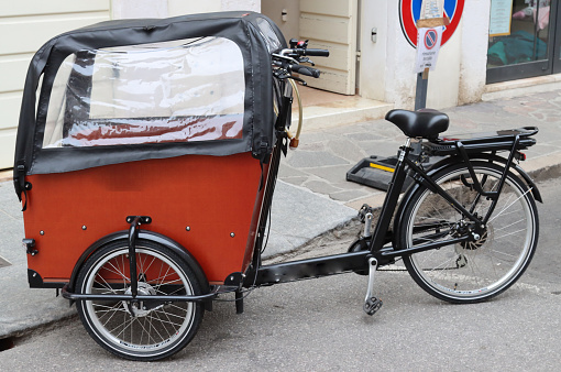 modified bicycle for passenger transport