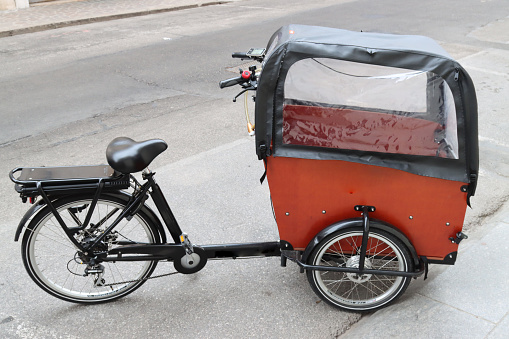 modified bicycle for passenger transport
