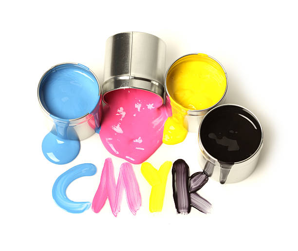 istock CMYK cans of paint 147487692