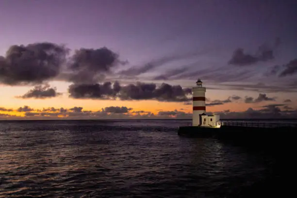 Photo of Sunset at the Garður Old Lighthouse in Iceland