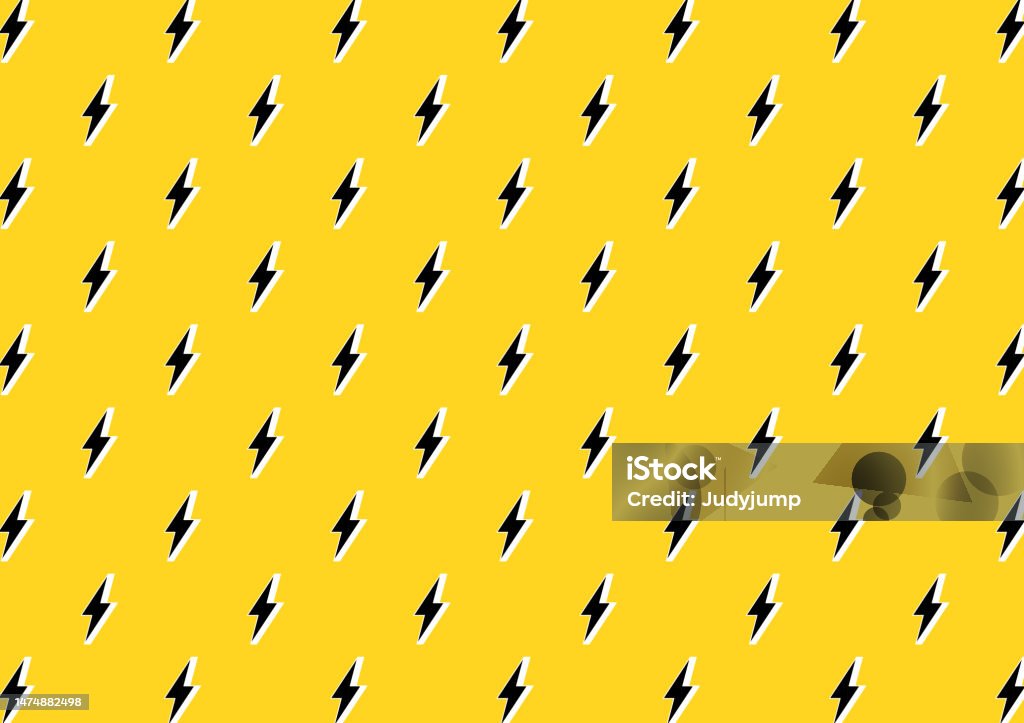 Pattern Vector Thunder Bolt Pattern Vector Thunder Pattern Wallpaper Free Space For Text ...