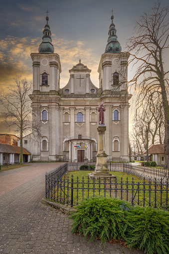 Historic sacral architecture, catholic church.