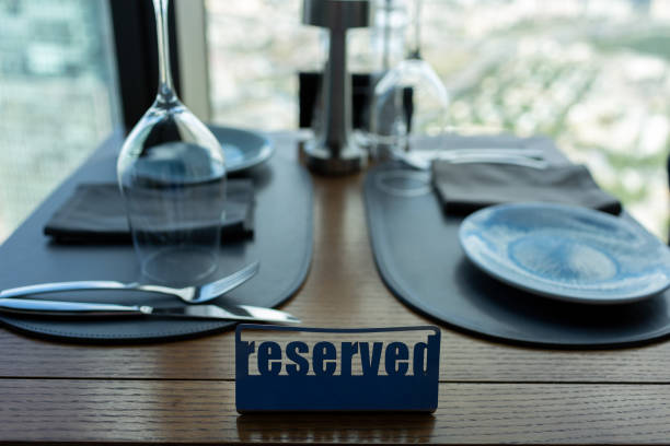 14 number sign number on cafe table