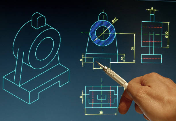 istock cad design of a mechanical piece 1474894790