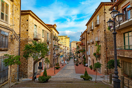 The most famous street in Agropoli, Via Filippo Patella.