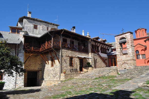 istock The Monastery of Xenophontos is a monastery built on Mount Athos 1474901185