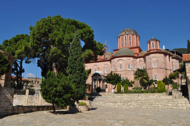istock The Monastery of Xenophontos is a monastery built on Mount Athos 1474901190