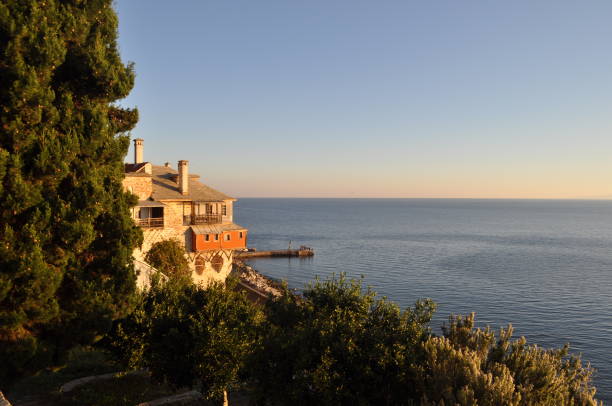 istock The Monastery of Xenophontos is a monastery built on Mount Athos 1474901217