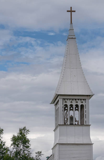 istock Immaculate Conception church tower, Fairbanks, Alaska, USA 1474901410