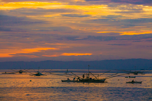 Beautiful Sunset Hues taken at Maribojoc Port, Bohol, Philippines