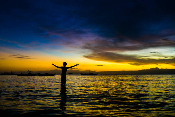 Philippine Island Beautiful Sunset Hues