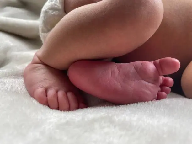 Infant toes