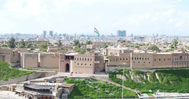 Erbil Citadel is an ancient citadel and fortress located on the hill and center of the city of Erbil in Iraqi Kurdistan.