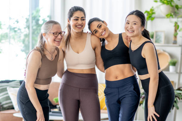 istock Women's Group Fitness Portrait 1474919992