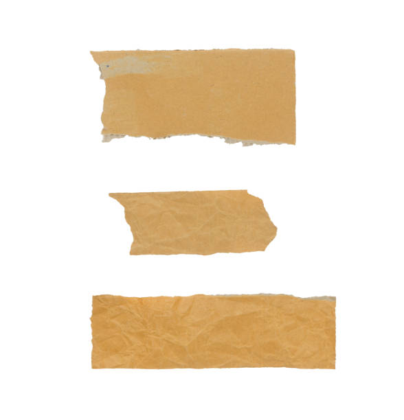 istock Piece of cardboard isolated on white background 1474924680
