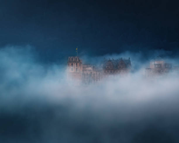 Heidelberg Castle in mist - Heidelberg, Germany