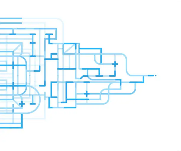 Vector illustration of pipelines background